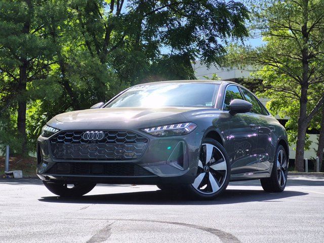 Chronos Gray Metallic 2025 Audi A5 quattro Premium Plus Sedan Sedan All-Wheel Drive 7-Speed Automatic