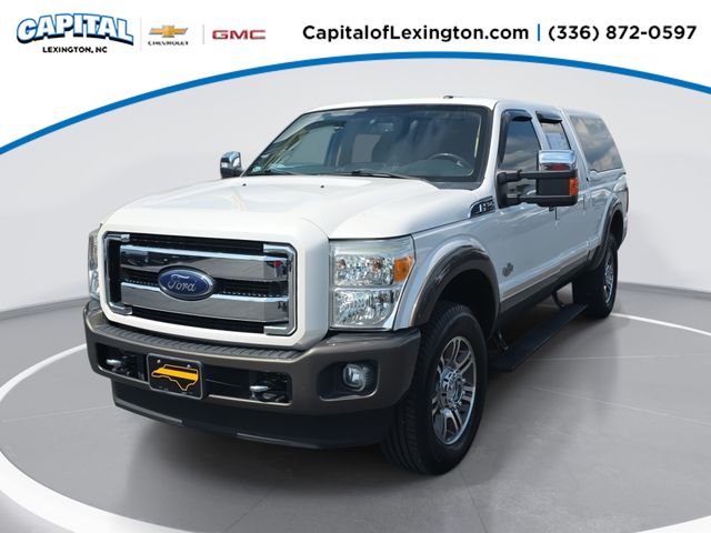 White Platinum Metallic Tri-Coat 2016 Ford F-250 Super Duty Pickup Truck Four-Wheel Drive 6-Speed Automatic Overdrive