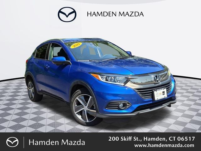 Blue 2022 Honda HR-V SUV / Crossover All-Wheel Drive Continuously Variable Transmission