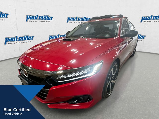Red 2022 Honda Accord Sedan Front-Wheel Drive Continuously Variable Transmission