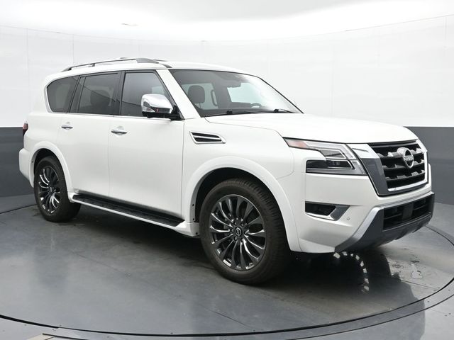 Aspen White Tricoat 2024 Nissan Armada SUV / Crossover 4X2 7-Speed Automatic