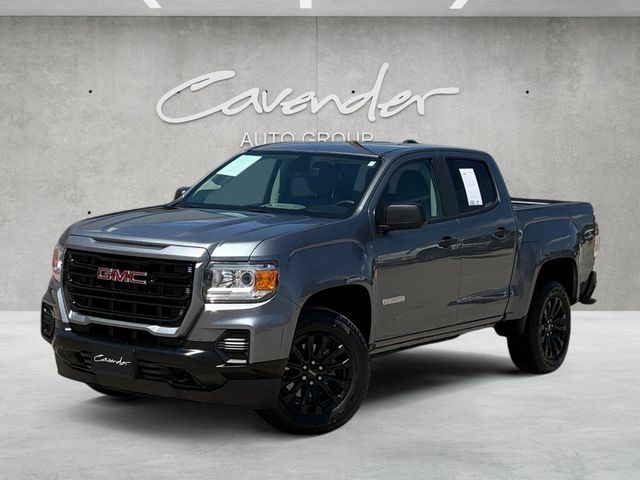 Gray (Satin Steel Metallic) 2022 GMC Canyon Elevation Standard Crew Cab RWD Pickup Truck 4X2 8-Speed Automatic