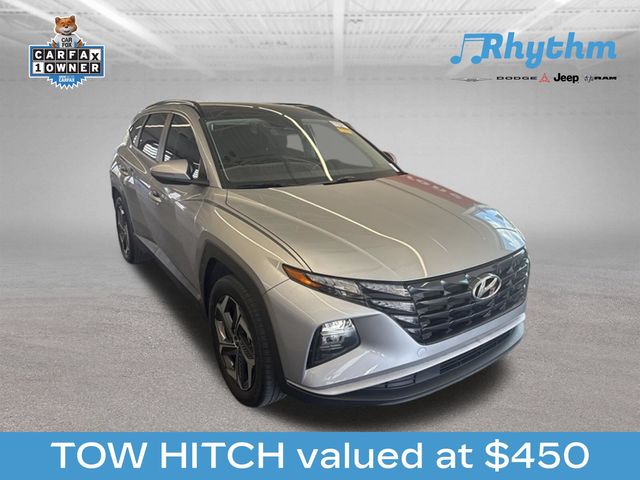 Shimmering Silver 2022 Hyundai Tucson Hybrid SUV / Crossover All-Wheel Drive 6-Speed Automatic