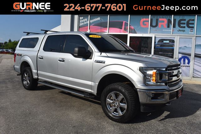 Ingot Silver 2018 Ford F-150 Pickup Truck Four-Wheel Drive Automatic