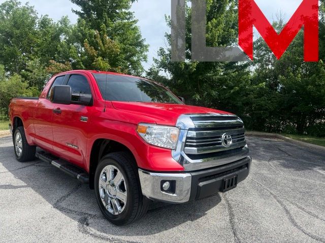 Radiant Red 2016 Toyota Tundra SR5 Double Cab 5.7L FFV 4WD Pickup Truck Four-Wheel Drive 6-Speed Automatic Overdrive
