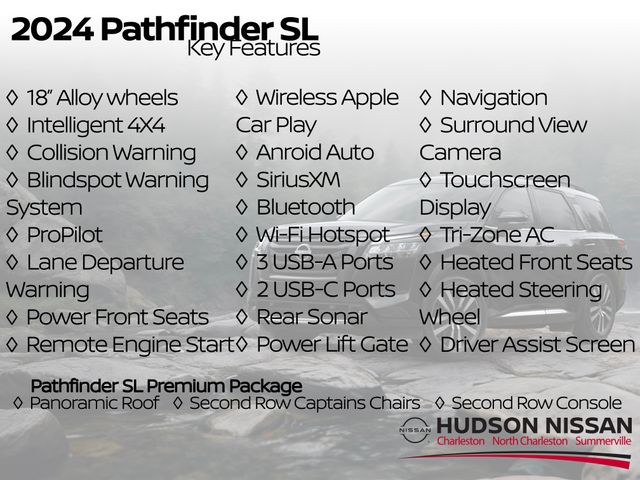 2025 Obsidian Green Pearl/Super Black Nissan Pathfinder SL FWD SUV