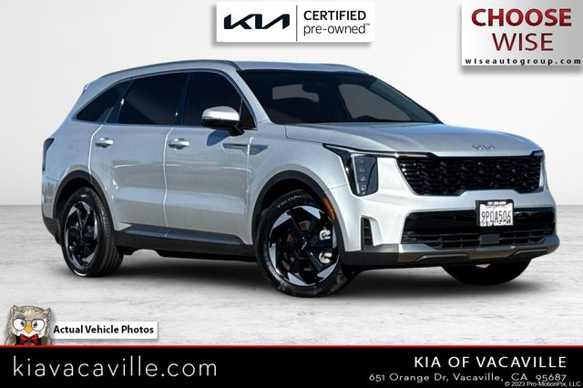 Silky Silver 2025 Kia Sorento Hybrid SUV / Crossover All-Wheel Drive 6-Speed Automatic