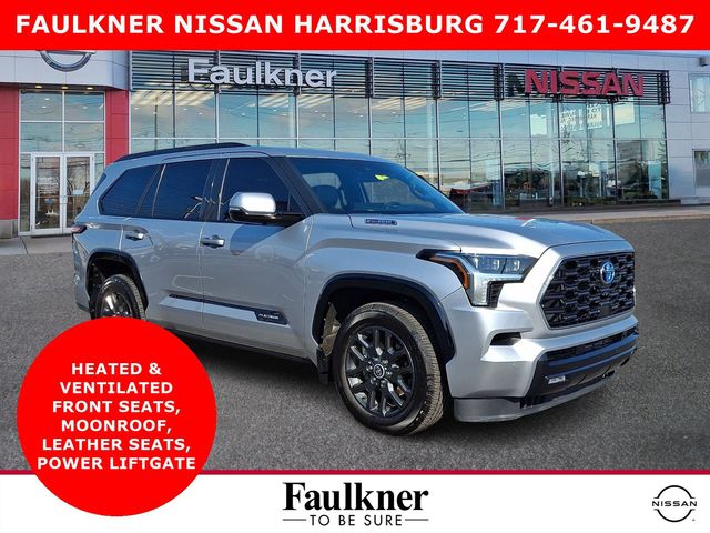 Celestial Silver Metallic 2023 Toyota Sequoia Platinum 4WD SUV / Crossover Four-Wheel Drive Automatic