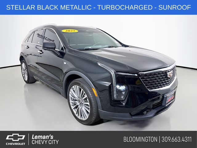 Stellar Black Metallic 2025 Cadillac XT4 SUV / Crossover Front-Wheel Drive 9-Speed Automatic