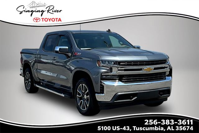 Gray (Satin Steel Metallic) 2020 Chevrolet Silverado 1500 LT Crew Cab 4WD Pickup Truck Four-Wheel Drive 8-Speed Automatic