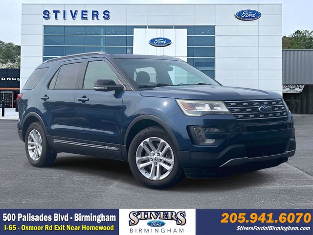 Blue 2017 Ford Explorer XLT SUV / Crossover Front-Wheel Drive 6-Speed Automatic