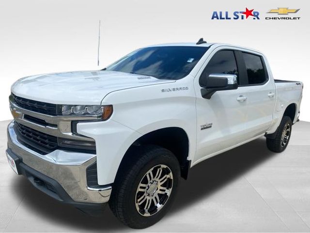 Summit White 2020 Chevrolet Silverado 1500 LT Crew Cab 4WD Pickup Truck Four-Wheel Drive Automatic