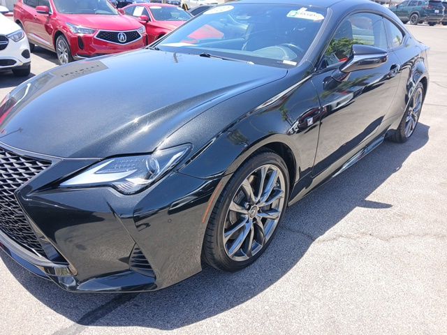 Black (Caviar) 2022 Lexus RC 300 F Sport RWD Coupe Rear-Wheel Drive 8-Speed Dual Clutch