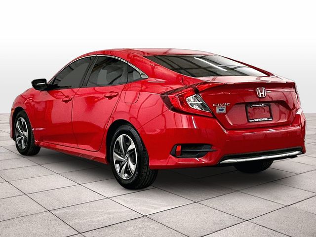 2020 Honda Civic LX Red at Subaru and VW of Moon Township