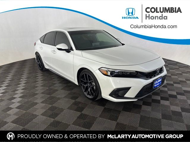 Gray (Platinum) 2024 Honda Civic Hatchback Hatchback Front-Wheel Drive Continuously Variable Transmission