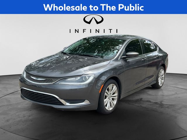 Gray (Granite Crystal Metallic Clearcoat) 2016 Chrysler 200 Sedan Front-Wheel Drive 9-Speed Automatic