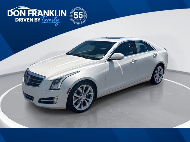 White Diamond Clearcoat 2014 Cadillac ATS 2.0T Performance RWD Sedan Rear-Wheel Drive 6-Speed Automatic