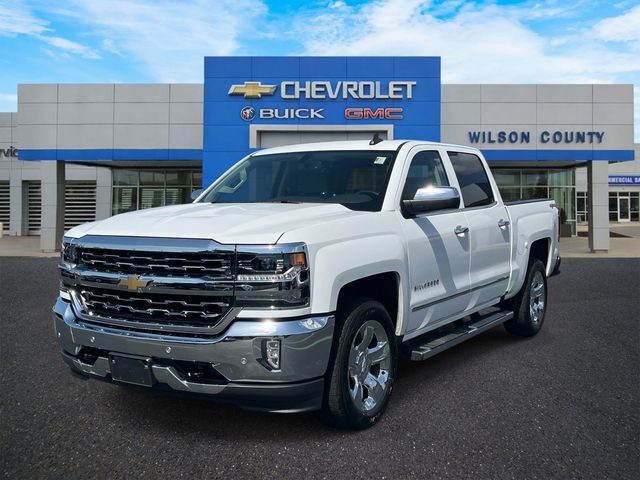 Summit White 2017 Chevrolet Silverado 1500 Pickup Truck Four-Wheel Drive 8-Speed Automatic Overdrive