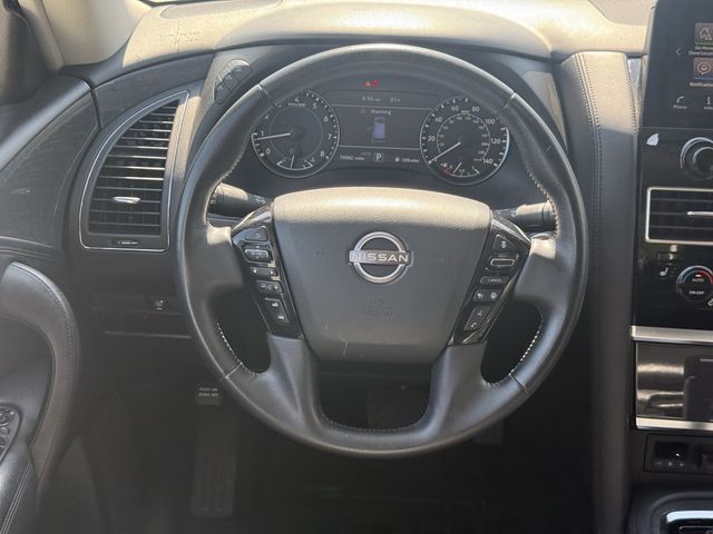2024 Nissan Armada SV White at Texan Dodge Chrysler Jeep Ram