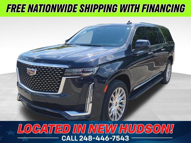 Galactic Gray Metallic 2022 Cadillac Escalade ESV Premium Luxury 4WD SUV / Crossover Four-Wheel Drive