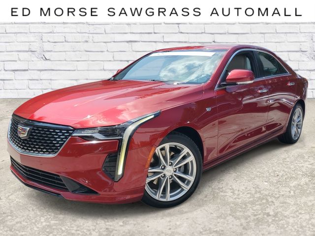 Radiant Red Tintcoat 2023 Cadillac CT4 Sedan Rear-Wheel Drive 8-Speed Automatic