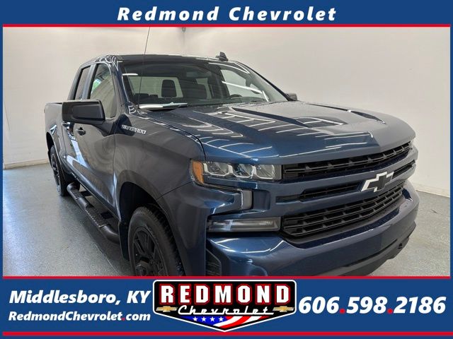 Northsky Blue Metallic 2019 Chevrolet Silverado 1500 RST Double Cab 4WD Pickup Truck Four-Wheel Drive 8-Speed Automatic
