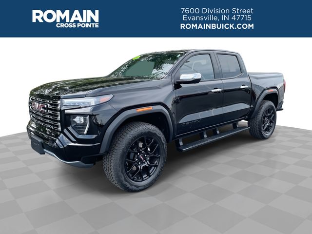 Onyx Black 2025 GMC Canyon Denali Crew Cab 4WD Pickup Truck Four-Wheel Drive 8-Speed Automatic