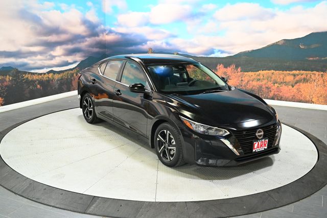 Super Black 2024 Nissan Sentra Sedan Front-Wheel Drive Continuously Variable Transmission