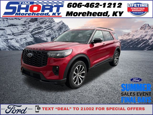 Red Metallic 2026 Ford Explorer SUV / Crossover All-Wheel Drive Automatic