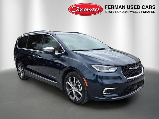 Fathom Blue Pearlcoat 2024 Chrysler Pacifica Pinnacle FWD Minivan Front-Wheel Drive 9-Speed Automatic