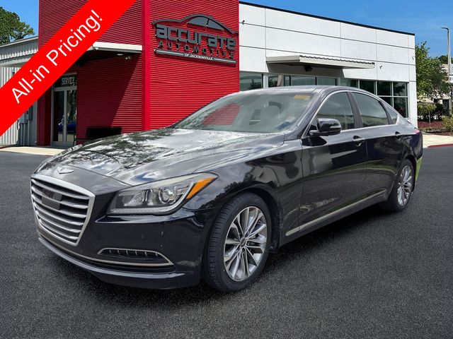 Caspian Black 2015 Hyundai Genesis Sedan  8-Speed Automatic