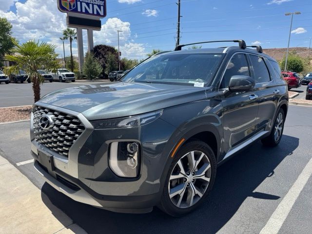 Gray (Steel Graphite) 2021 Hyundai Palisade SUV / Crossover All-Wheel Drive 8-Speed Automatic