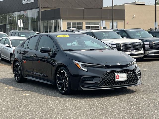 Midnight Black Metallic 2025 Toyota Corolla Sedan Front-Wheel Drive Continuously Variable Transmission