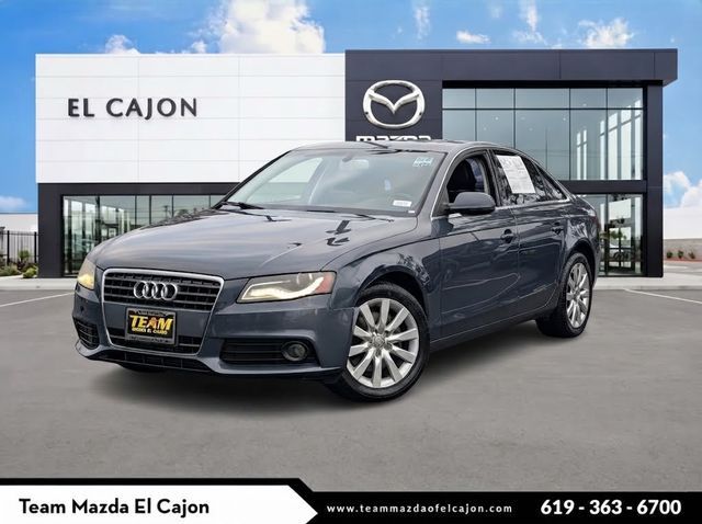 Meteor Gray Pearl 2011 Audi A4 Sedan Front-Wheel Drive Continuously Variable Transmission