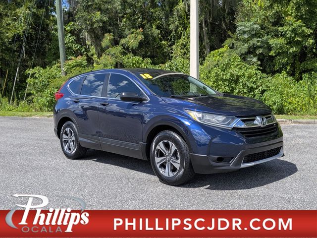 Black (Obsidian Blue Pearl) 2018 Honda CR-V SUV / Crossover Front-Wheel Drive Continuously Variable Transmission