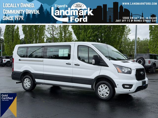 Oxford White 2024 Ford Transit Passenger Van Rear-Wheel Drive