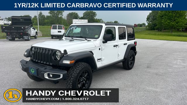 Bright White Clearcoat 2020 Jeep Wrangler SUV / Crossover Four-Wheel Drive 8-Speed Automatic