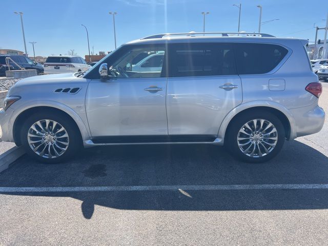 Gray (Liquid Platinum) 2016 INFINITI QX80 4WD SUV / Crossover All-Wheel Drive 7-Speed Automatic