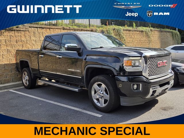 Onyx Black 2015 GMC Sierra 2500HD Pickup Truck Four-Wheel Drive 6-Speed Automatic Overdrive