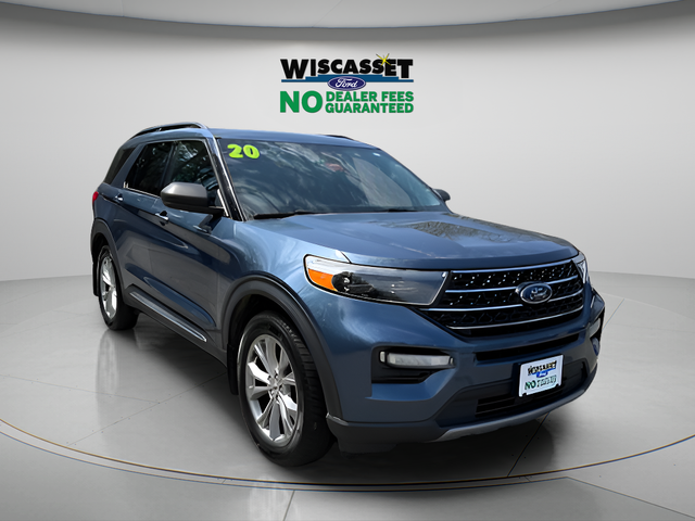 Blue Metallic 2020 Ford Explorer SUV / Crossover All-Wheel Drive Automatic