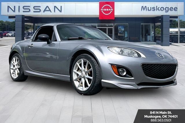 Liquid Silver Metallic 2010 Mazda MX-5 Miata Touring Retractable Hardtop Convertible Rear-Wheel Drive 6-Speed Manual