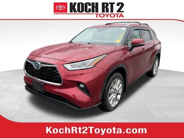 Red (Ruby Flare Pearl) 2023 Toyota Highlander Hybrid Limited AWD SUV / Crossover All-Wheel Drive Continuously Variable Transmission