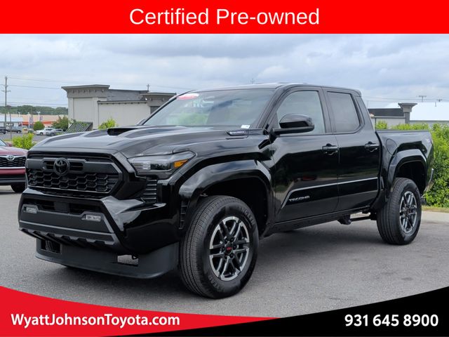 Black 2026 Toyota Tacoma TRD Sport Double Cab 4WD Pickup Truck Four-Wheel Drive 8-Speed Automatic