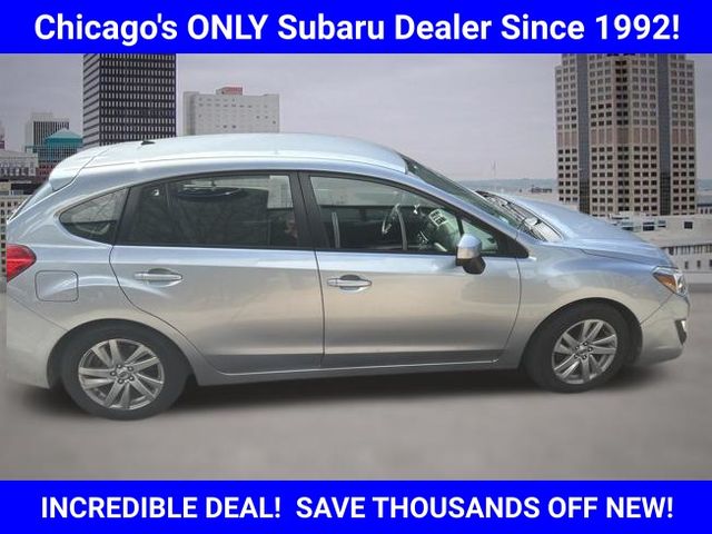 Ice Silver Metallic 2016 Subaru Impreza 2.0i Premium Hatchback Hatchback All-Wheel Drive Continuously Variable Transmission