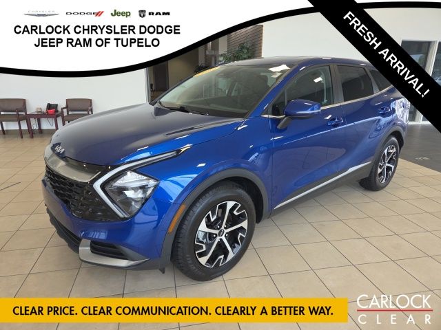 Sapphire Blue 2023 Kia Sportage SUV / Crossover Front-Wheel Drive 8-Speed Automatic