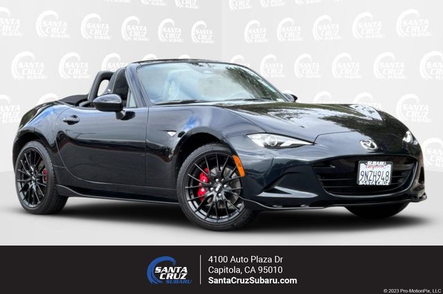 Jet Black Mica 2024 Mazda MX-5 Miata Club RWD Convertible Rear-Wheel Drive 6-Speed Manual