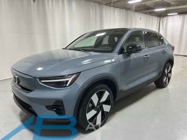 Thunder Gray Metallic 2023 Volvo C40 Recharge Twin Ultimate eAWD SUV / Crossover All-Wheel Drive 1-Speed Automatic