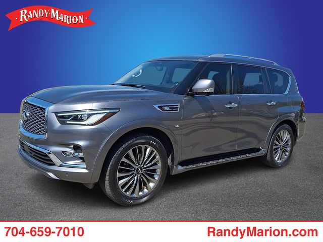 Gray (Graphite Shadow) 2019 INFINITI QX80 Luxe RWD SUV / Crossover Rear-Wheel Drive 7-Speed Automatic