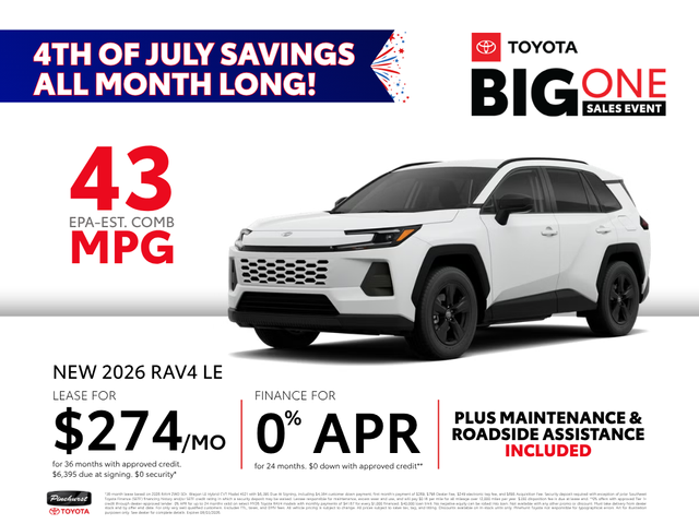New 2026 Toyota RAV4 Plug-in Hybrid SUV