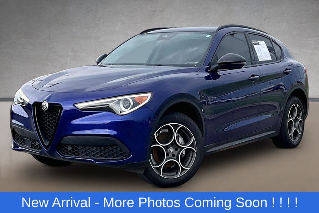 Anodized Blue Metallic 2021 Alfa Romeo Stelvio SUV / Crossover All-Wheel Drive 8-Speed Automatic